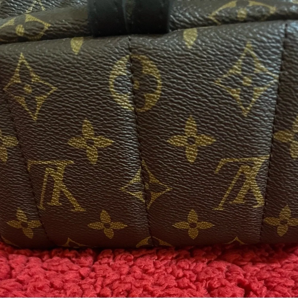 LOUIS VUITTON AUTHENTIC MINI PALM SPRINGS MONOGRAM BACKPACK. NWOT. - Picture 8 of 12